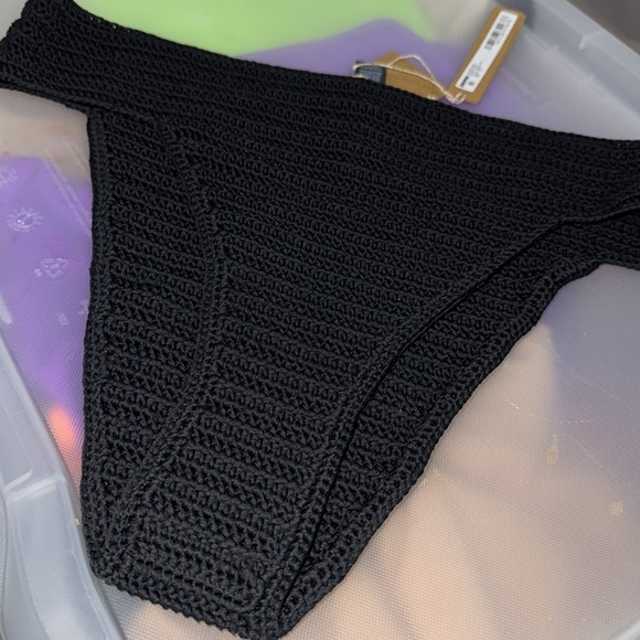 🌷Black skims crochet  Bikini Bottom - Picture 2 of 3